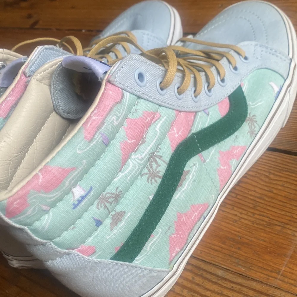 Vans Dane Reynolds Aloha Sk8-Hi men’s 10 New with original box $65 - Picture 5 of 11